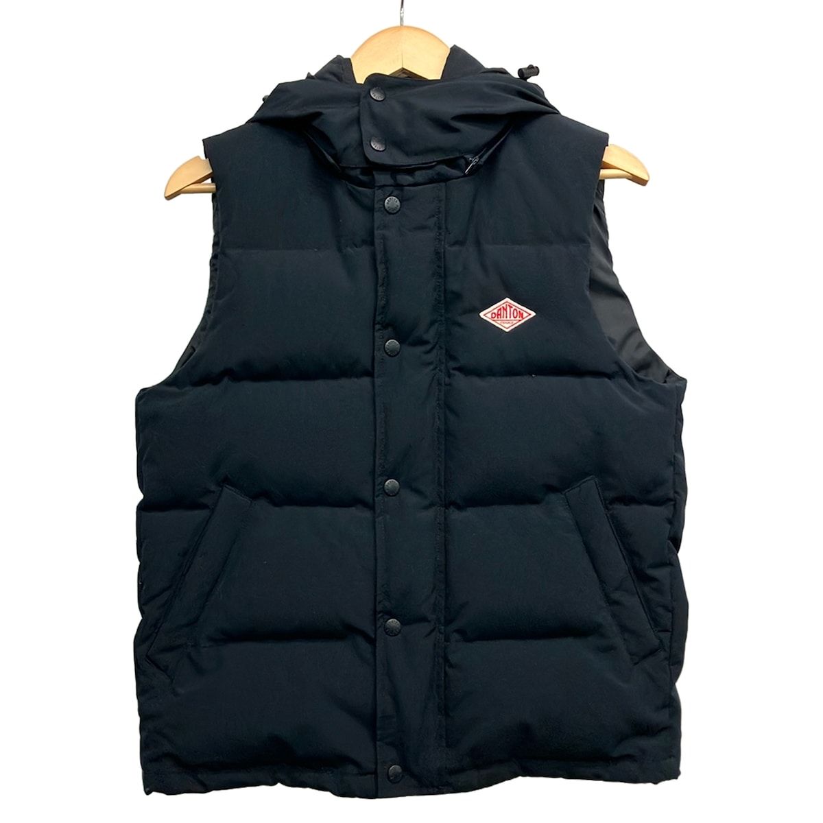 DANTON(ダントン) ダウンベスト サイズ38 M レディース美品 黒 - メルカリ