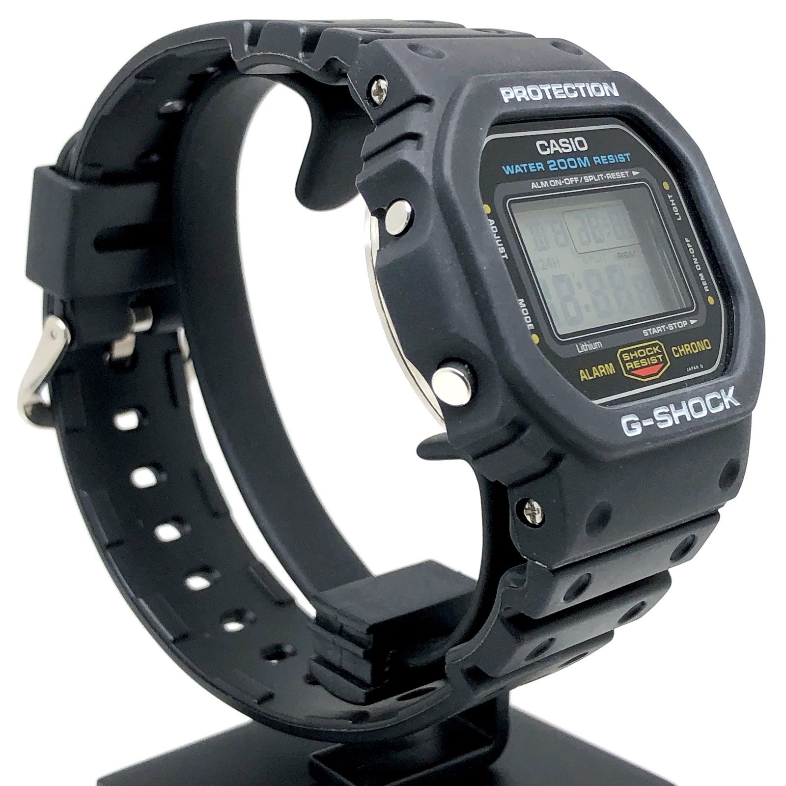 G-SHOCK ジーショック DW-5600C-1V M901 海外版 200M表記 真正スピードモデル 豆球 オリジナル 映画SPEED 1987年6月発売 G-SHOCK ジーショック DW-5600C-1V M901 海外版 200M表記 真正スピード