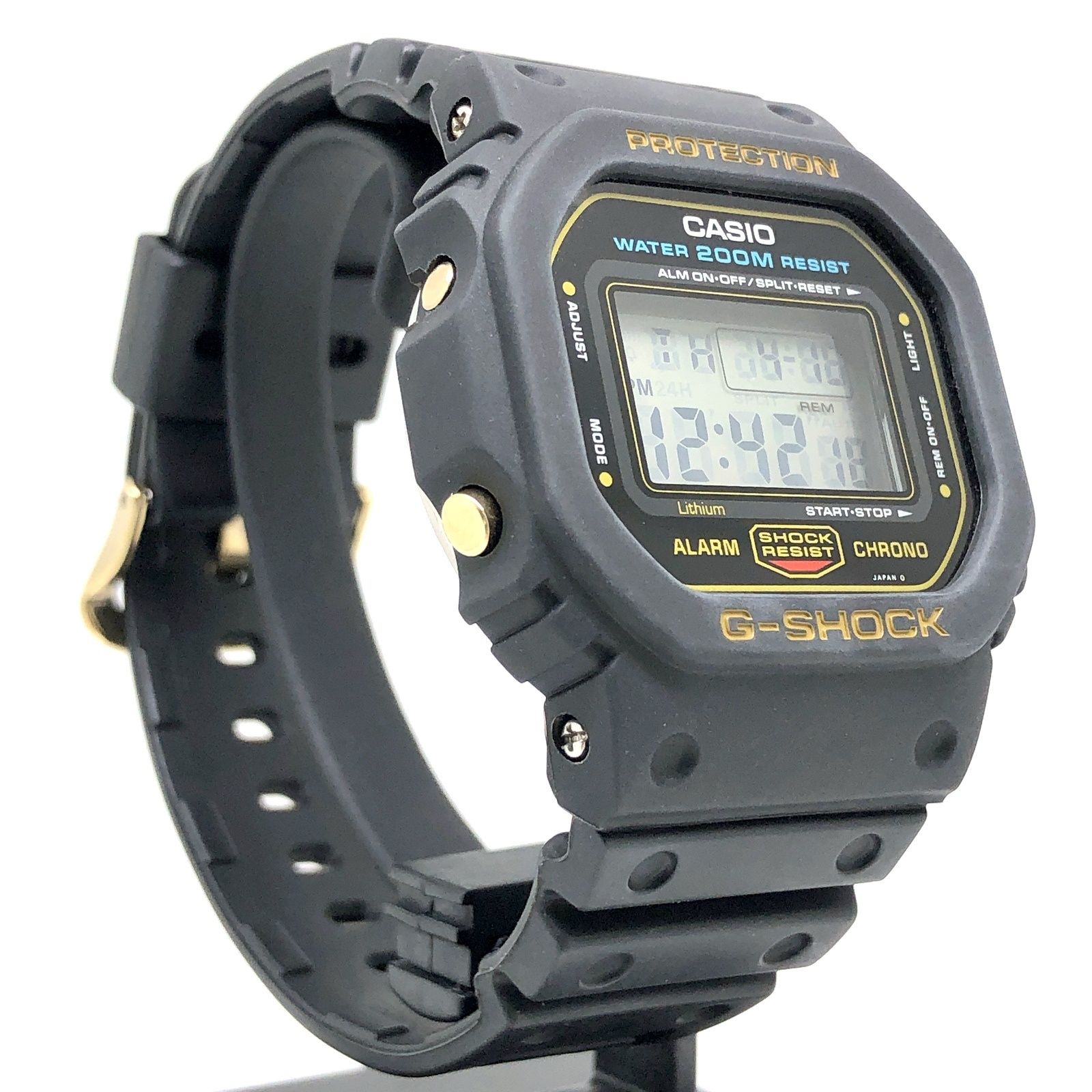 G-SHOCK ジーショック DW-5600C-1V M901 海外版 200M表記 スピード