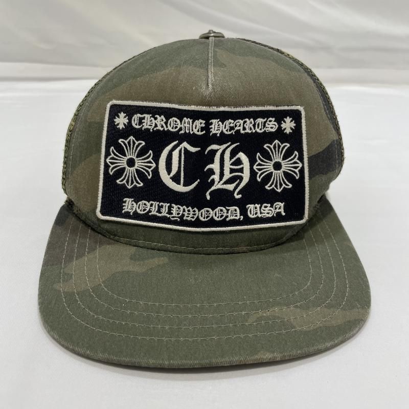 中古】CHROME HEARTS トラッカー メッシュ キャップ 迷彩[19