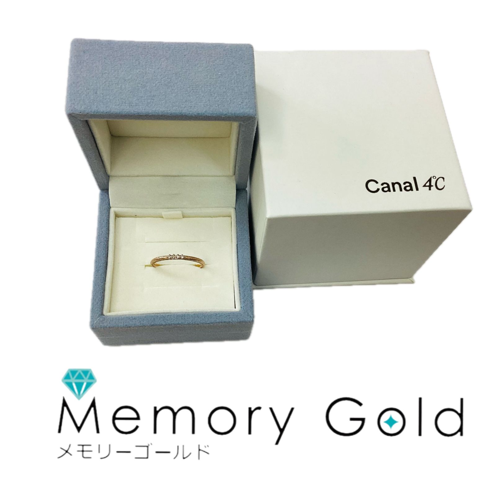 ☆Canal 4℃ K10ピンクゴールド リング 1.09g 11号 - メルカリ