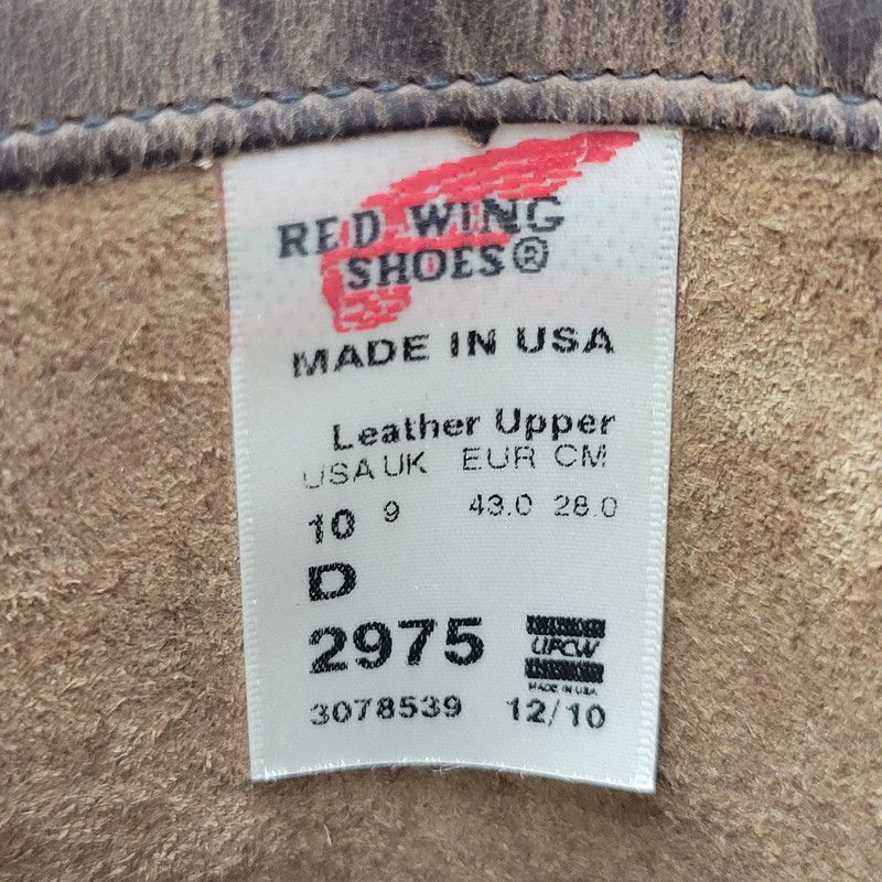中古品】RED WING レッドウィング ENGINEER BOOTS 2975 エンジニア