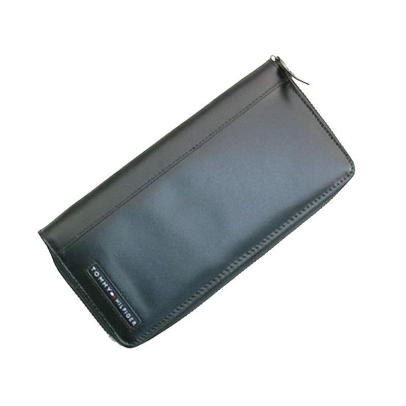トミー ヒルフィガー TOMMY HILFIGER 財布 ラウンドファスナー長財布 31TL13X025 001 ブラック メンズ Cambridge [並行輸入品] 0