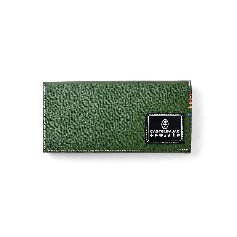 [カステルバジャック]ソート かぶせ長財布 No.34615【グリーン】 0