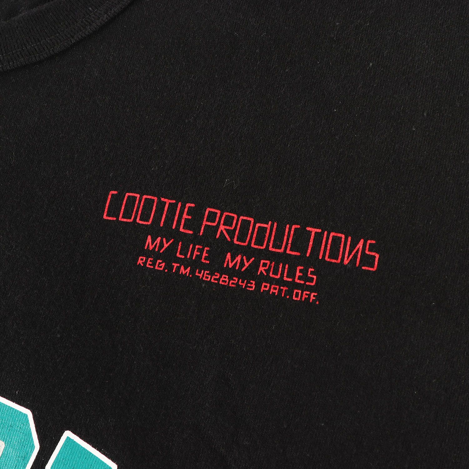 COOTIE クーティー Tシャツ ブラック 黒 サイズ:S | 21SS アーチロゴ 