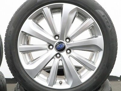専用❗️スバルレガシィB4純正18インチアルミホイール☆流用可能品❗️ 4本 スバル レガシィ B4 純正 18インチ ホイール 7.5J +55 5H PCD