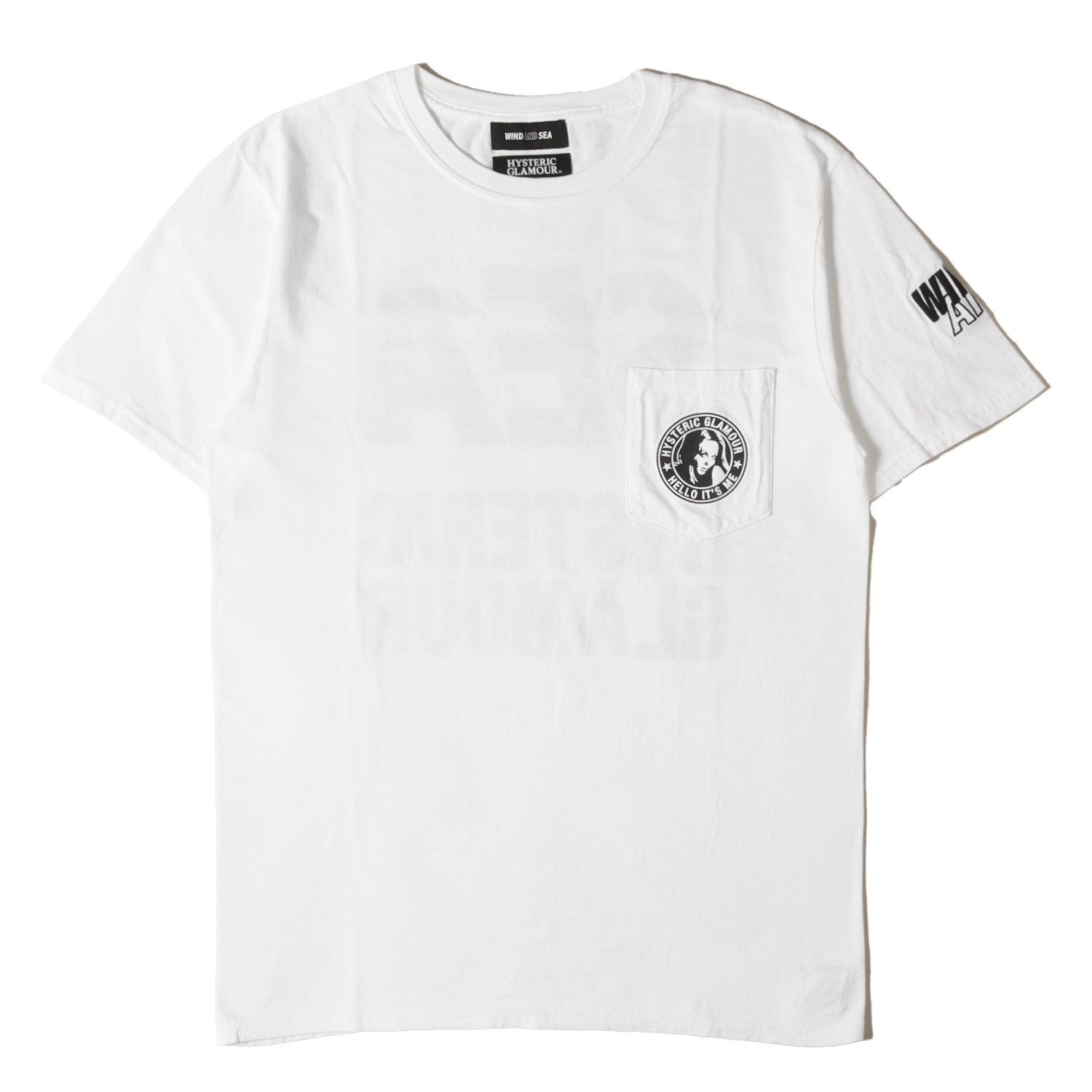 ウィンダンシーヒステリックグラマー Tシャツ 白 wind hys | ヤマダ