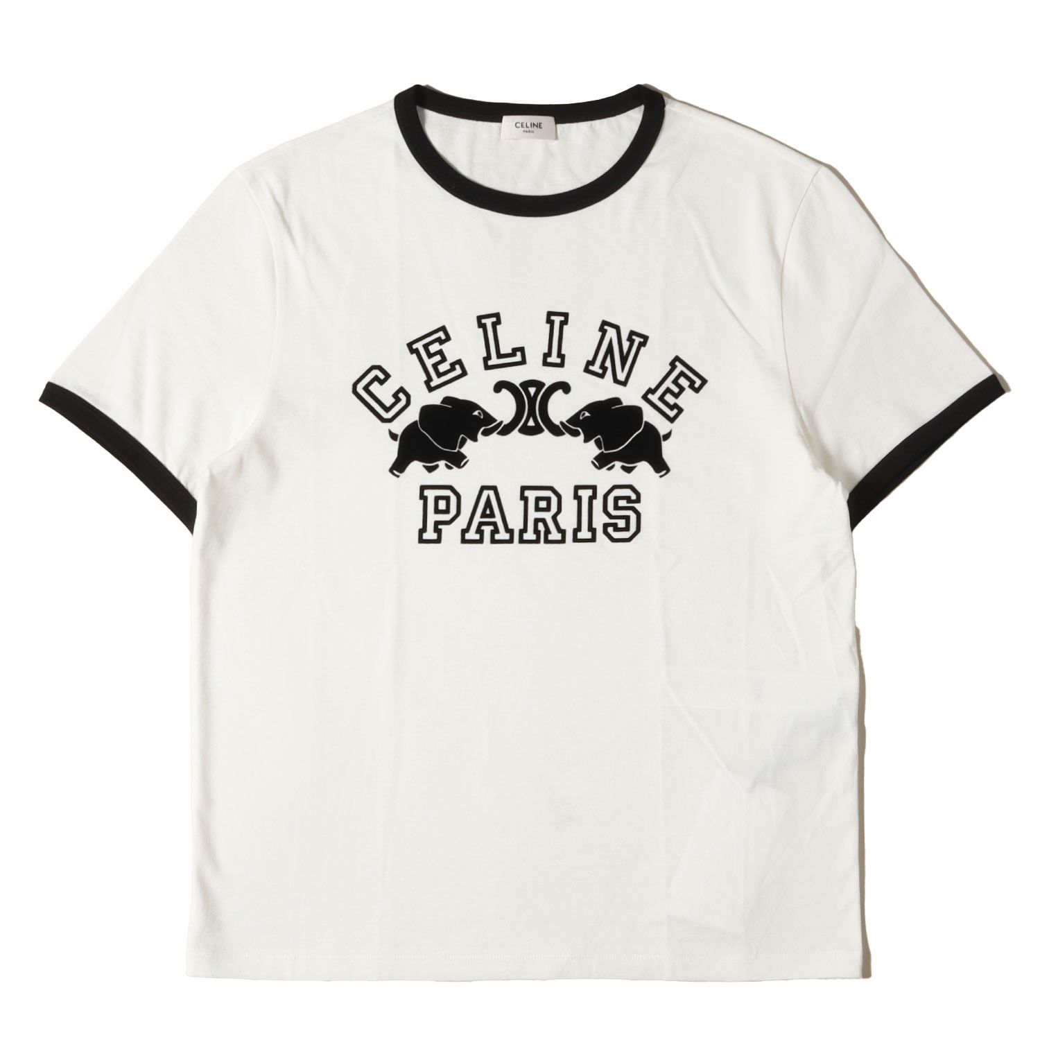新品】CELINE セリーヌ Tシャツ ホワイト 白 サイズ:M | 25SS ブランド
