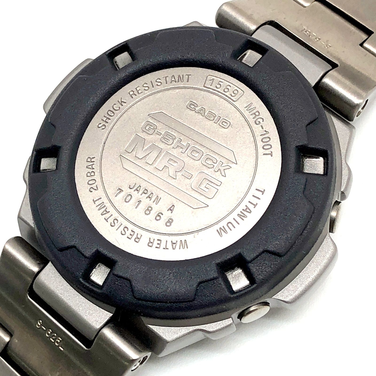 【付属品完備】G-SHOCK MRG-100T MR-G フルメタル チタン製 G-SHOCK ジーショック MRG-100T-8 MR-G TITANIUM チタンモデル