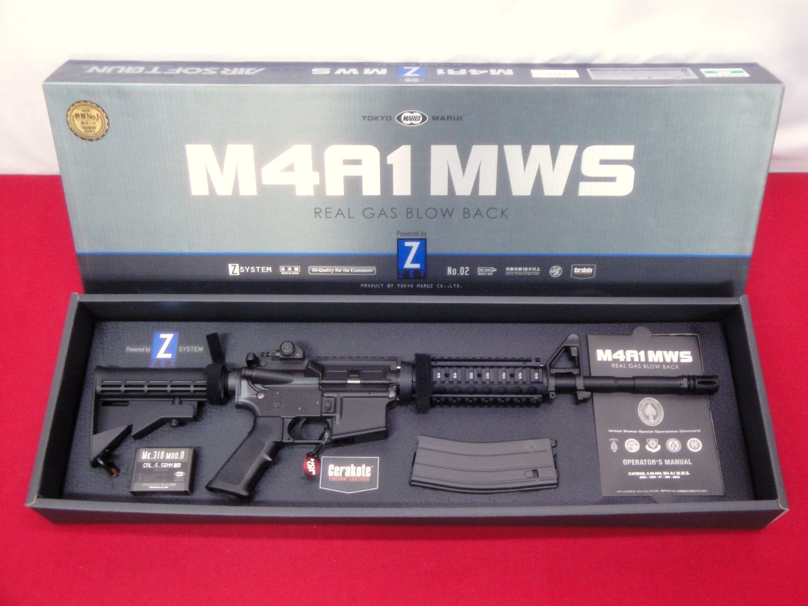 合法・動作確認済み】東京マルイ M4A1 MWS ガスブローバック アサルト
