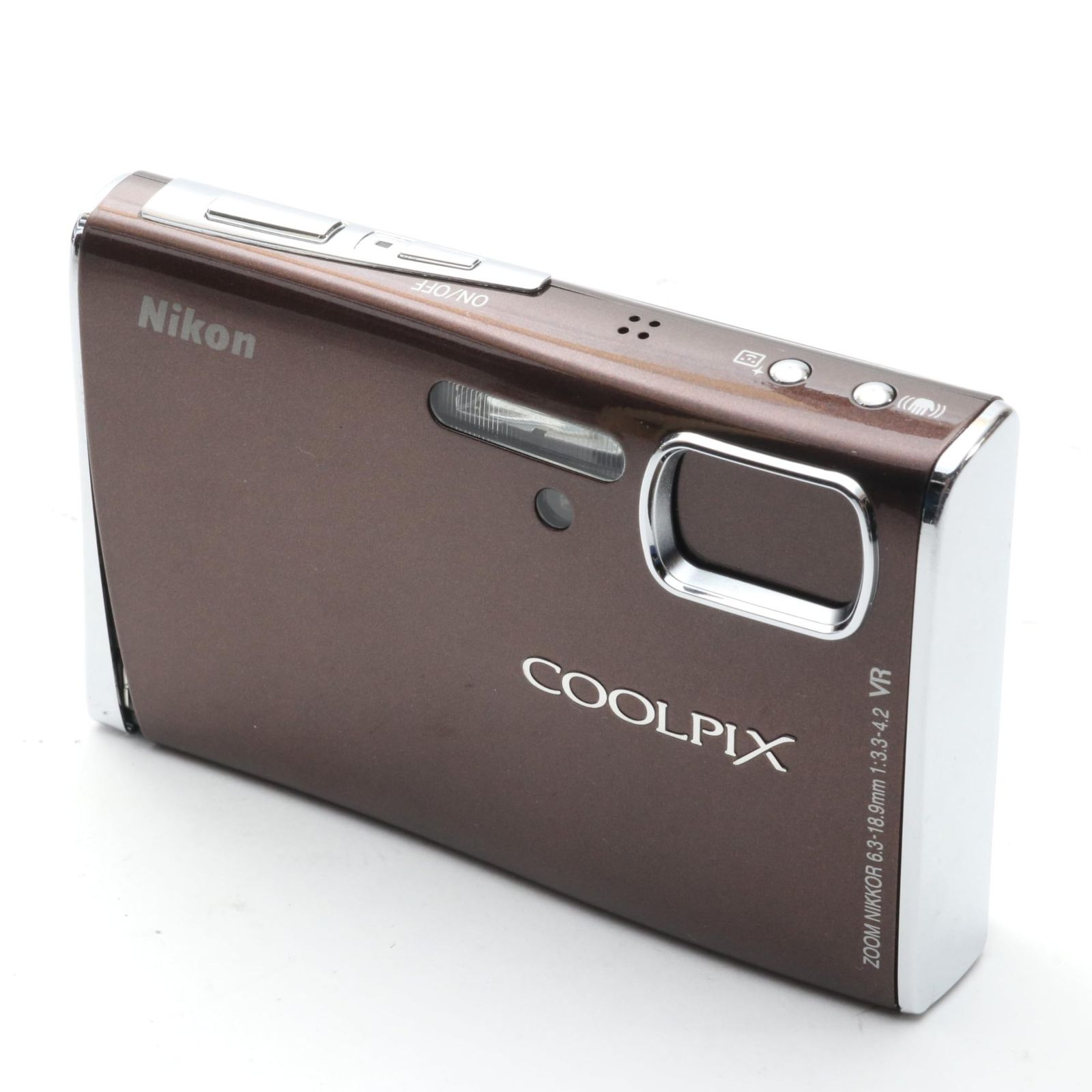 充電器欠品】Nikon COOLPIX S50 ブラウン コンパクトデジタルカメラ 