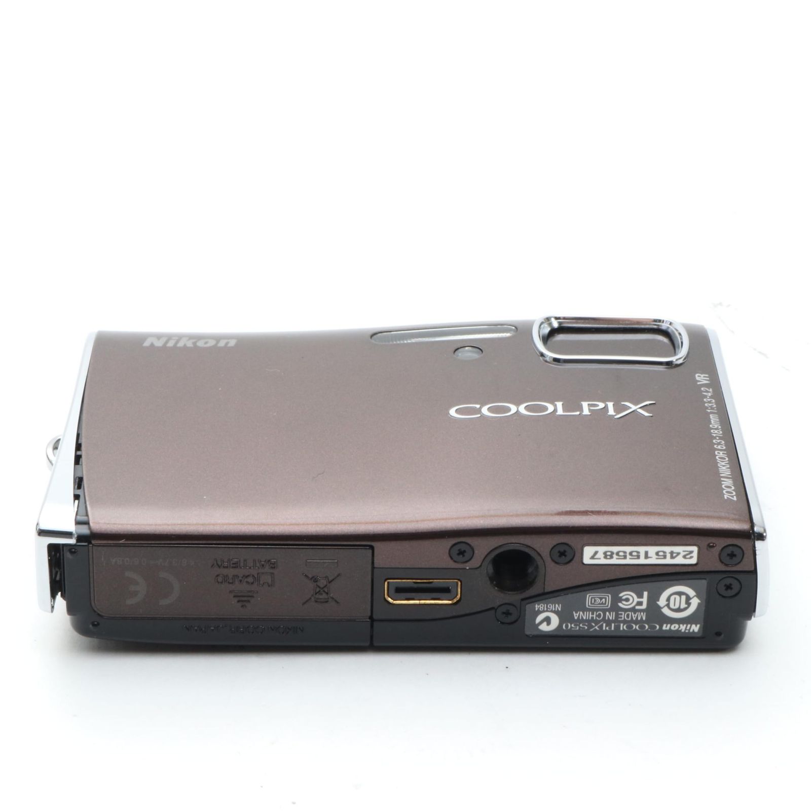 充電器欠品】Nikon COOLPIX S50 ブラウン コンパクトデジタルカメラ 