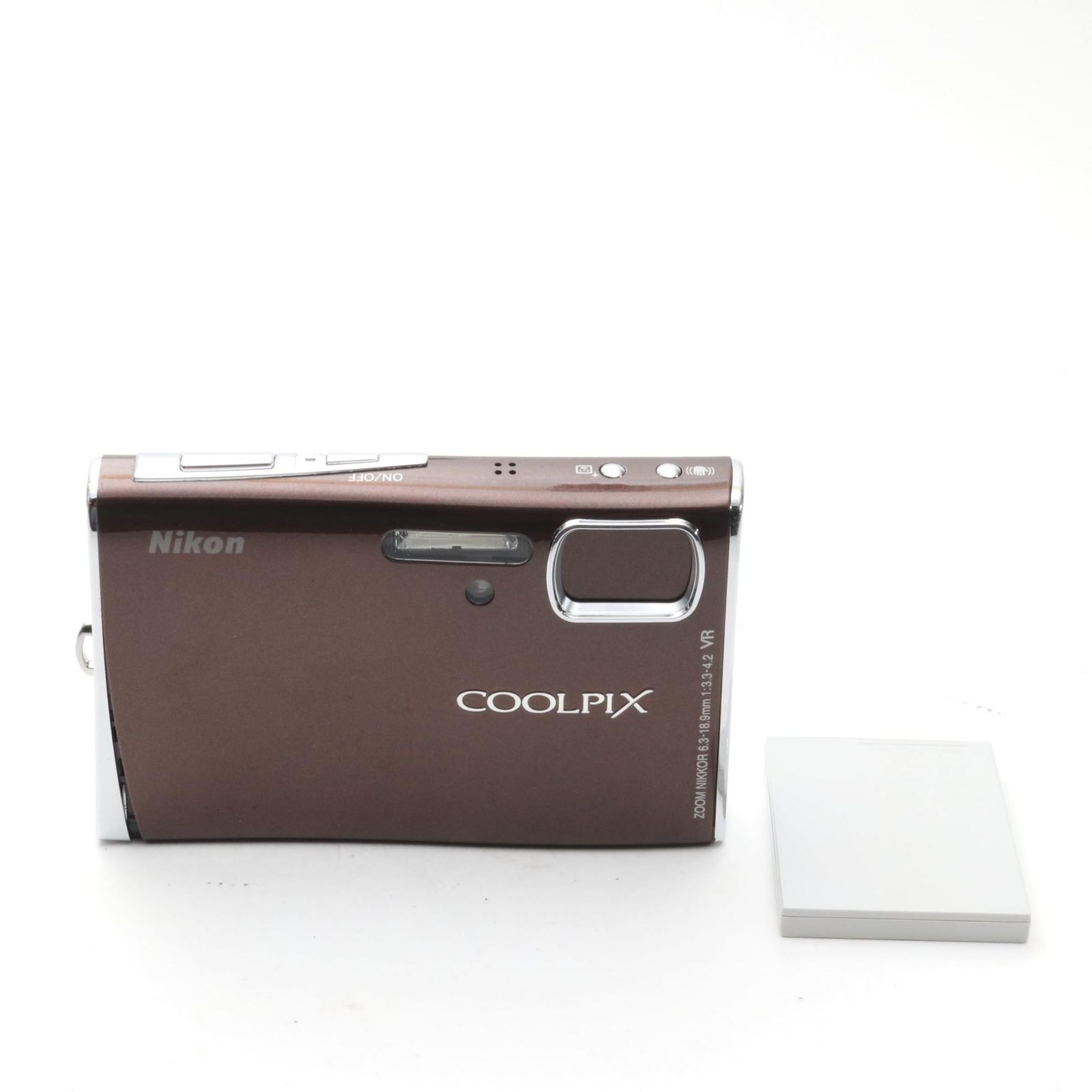 充電器欠品】Nikon COOLPIX S50 ブラウン コンパクトデジタルカメラ 