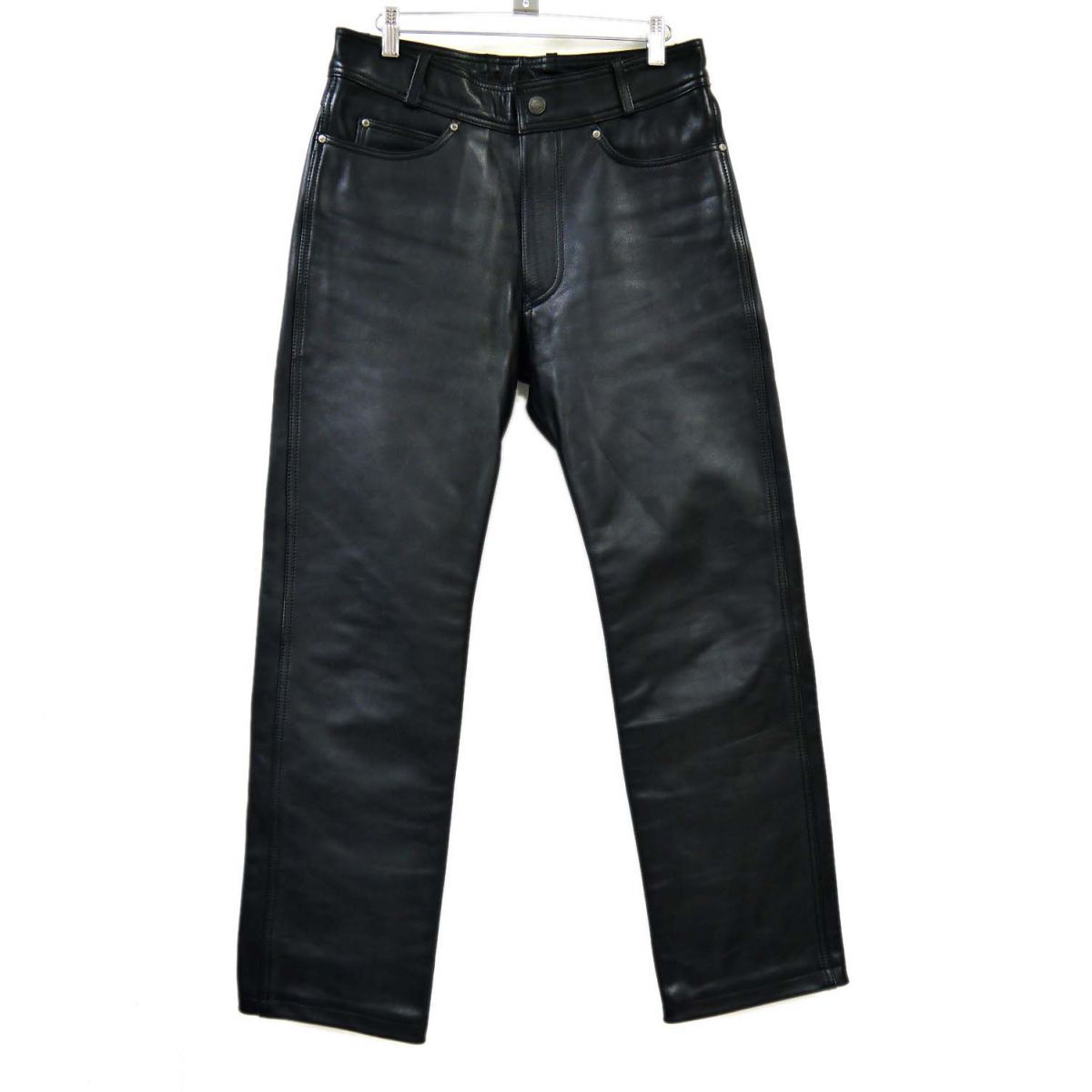 ◇HARLEY DAVIDSON 本革 レザーパンツ 7099146 牛革 ライディング 