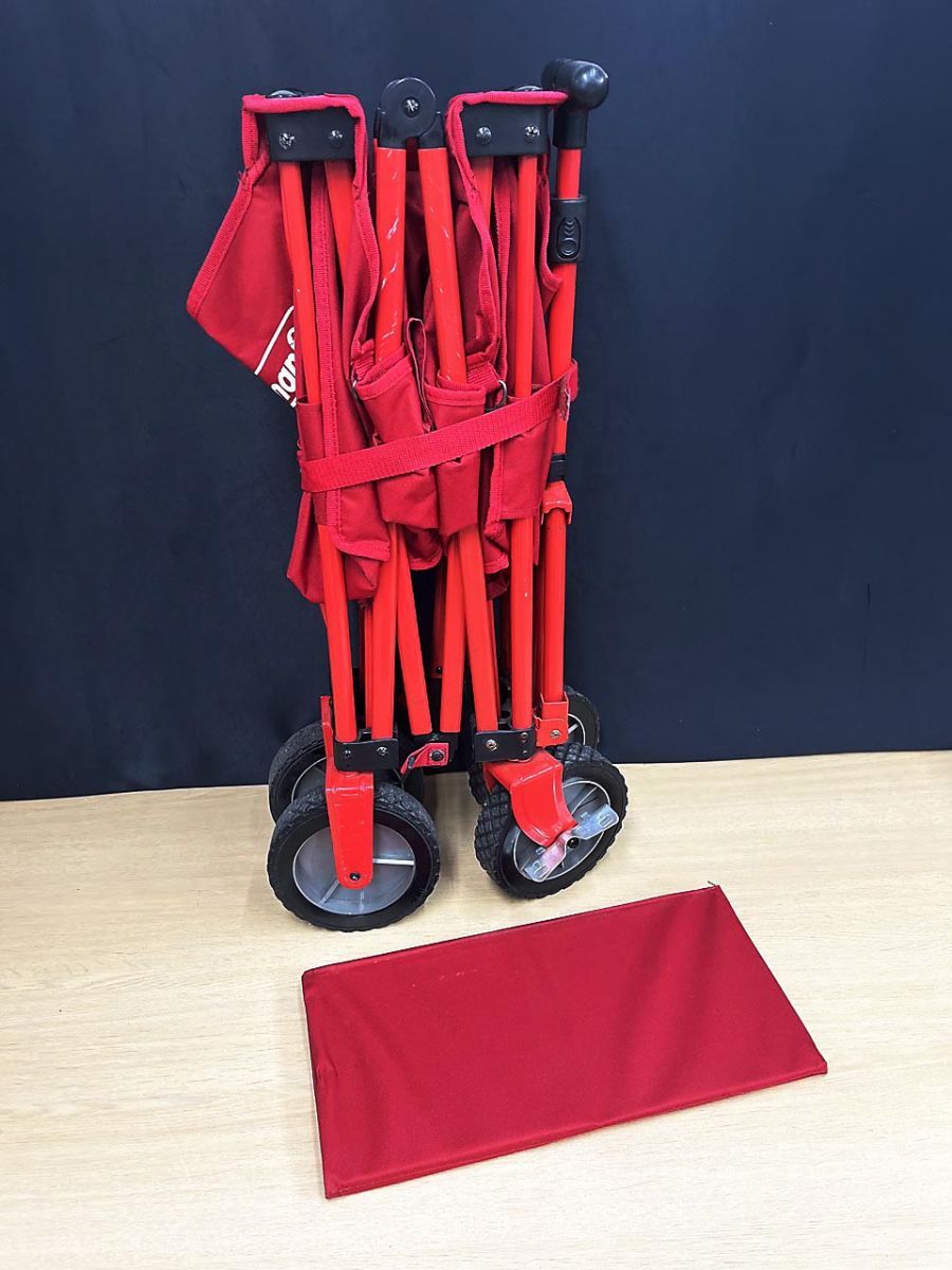 【現状品】 Coleman コールマン アウトドアワゴン 折りたたみ式 2000021989 ※カバー欠品 ★