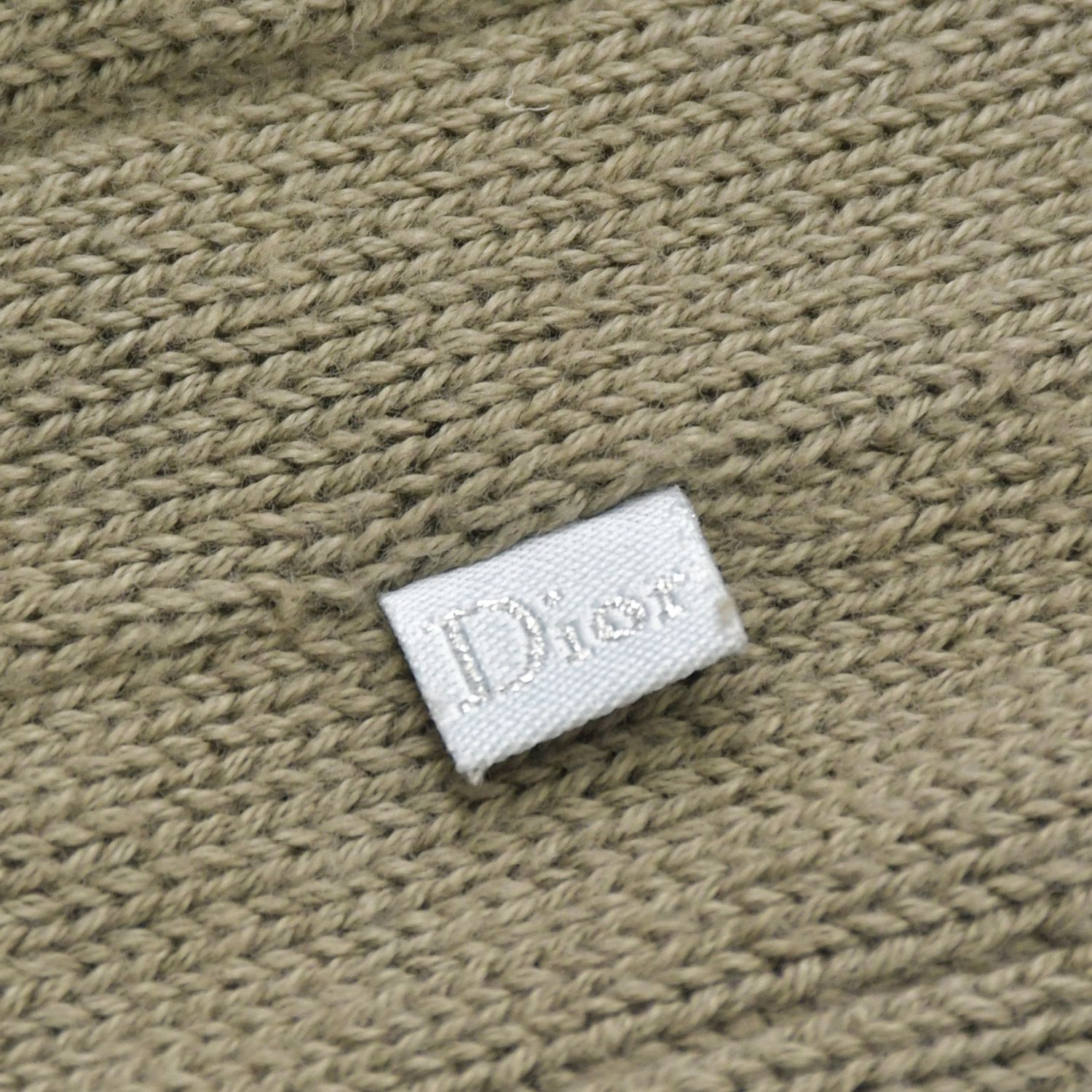 Christian Dior クリスチャンディオール ジップアップ 長袖ニット