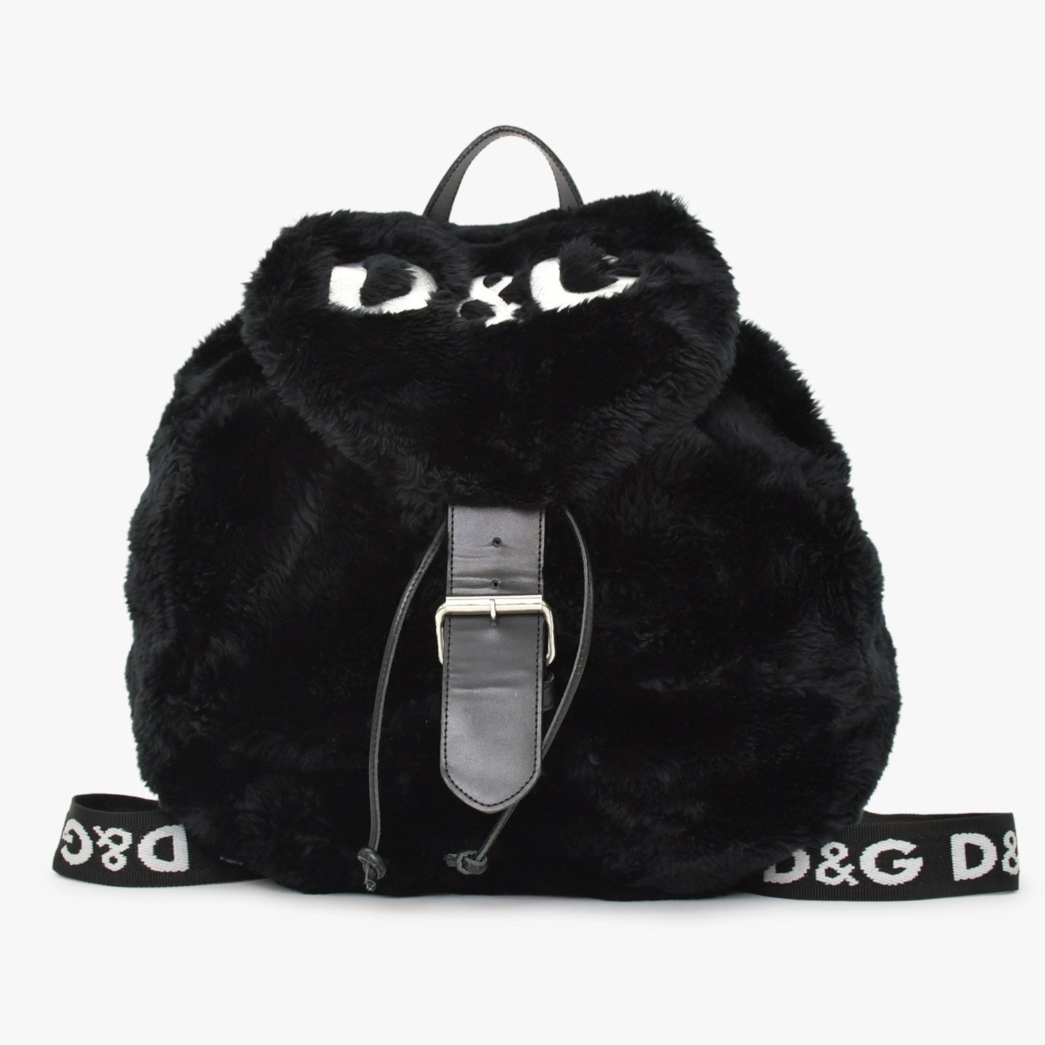 DOLCE＆GABBANA ドルチェ＆ガッバーナ フェイクファー リュックサック