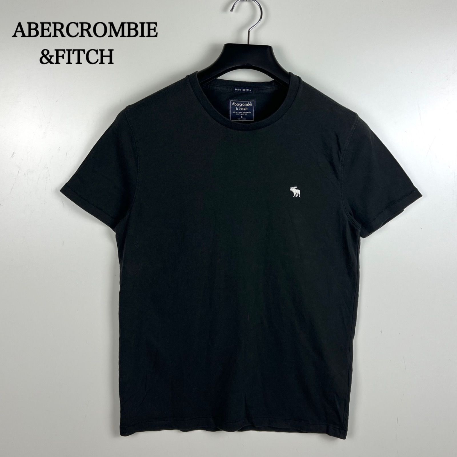 ABERCROMBIE&FITCH 00s y2k archive solo logo mini Tee S 