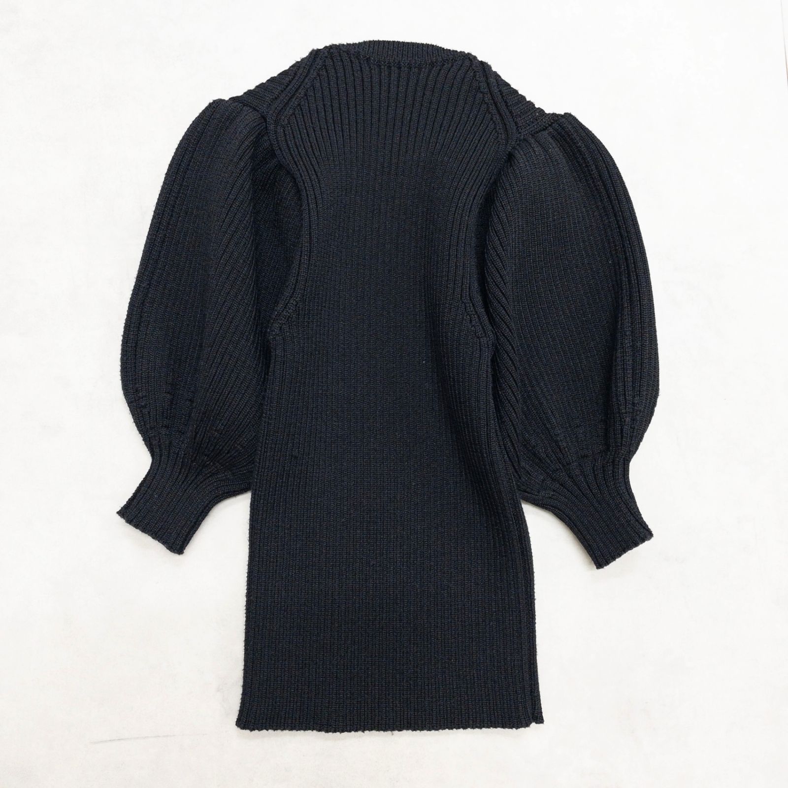 CECILIE BAHNSEN セシリーバンセン ニットトップス リブ パフスリーブ 