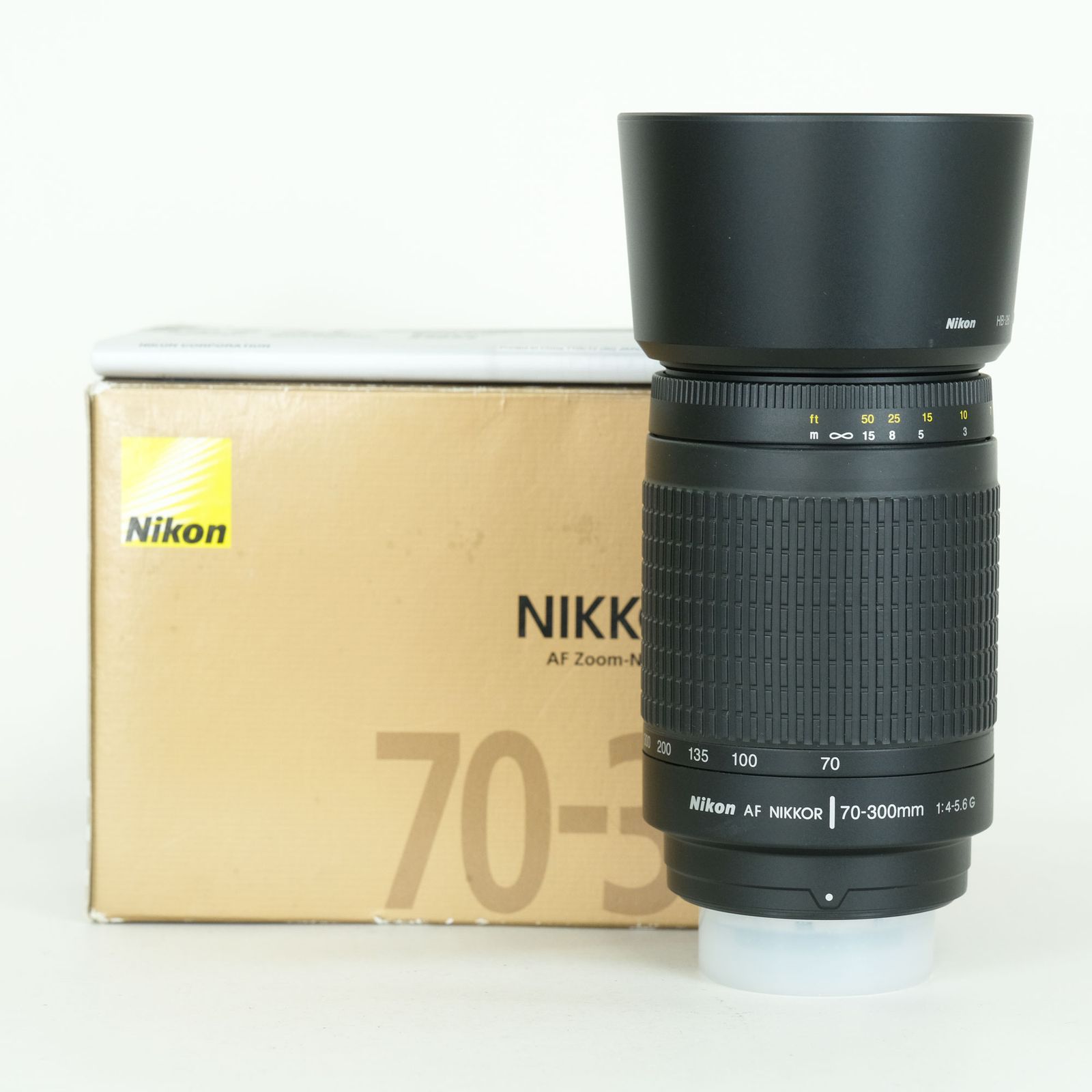 美品] Nikon AF Zoom Nikkor 70-300mm F4-5.6G ブラック | Nikon F 