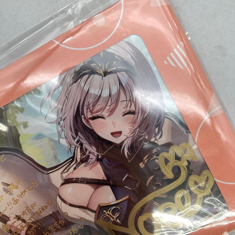 中古美品】 ホロライブ 白銀ノエル 活動4周年記念 直筆サイン＆箔押し