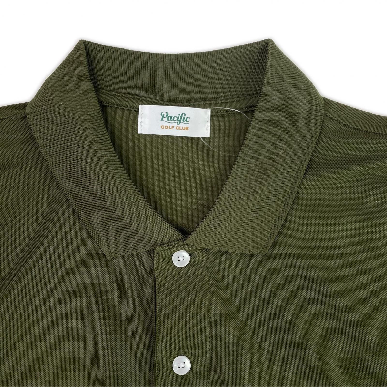 メンズ パシフィックゴルフクラブ PACIFIC GOLF CLUB 半袖ポロシャツ L