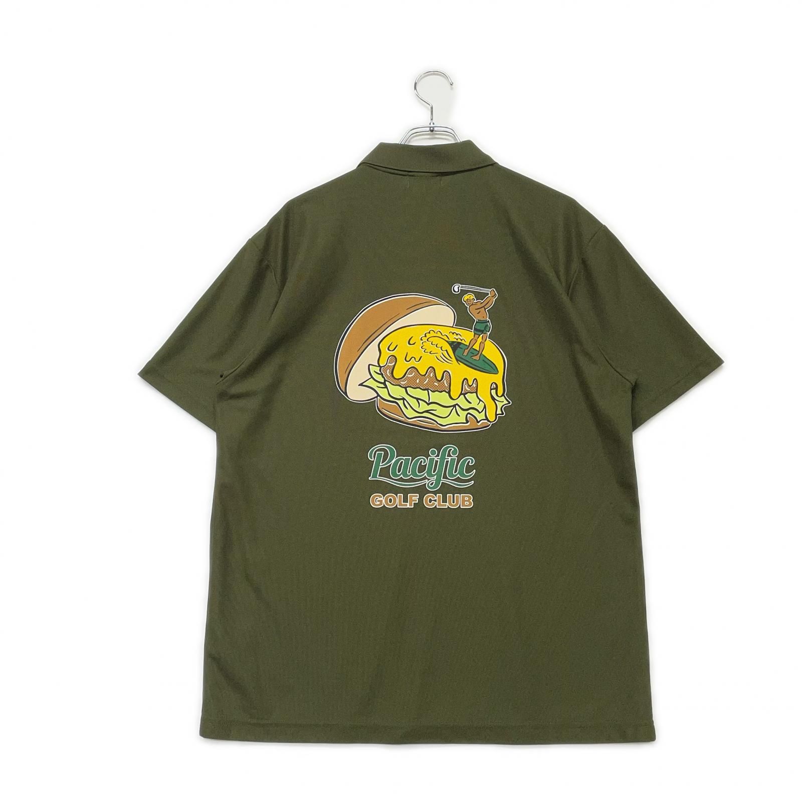 メンズ パシフィックゴルフクラブ PACIFIC GOLF CLUB 半袖ポロシャツ L