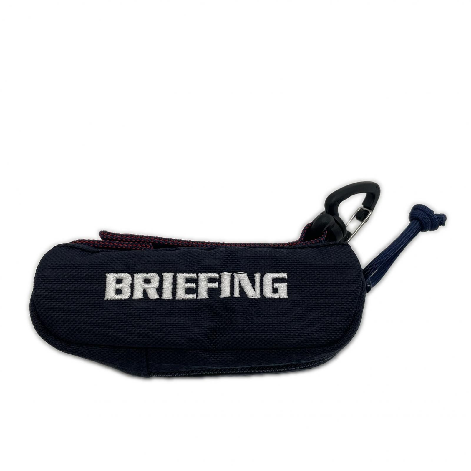 中古 ブリーフィング BRIEFING ボールポーチ ネイビー 紺 ボールケース