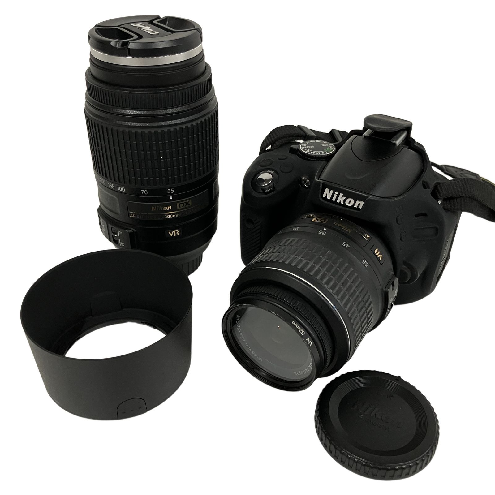 Nikon ニコン D5100 18-55mm 1:3.5-5.6G 55-300mm 1:4.5-5.6G ダブル