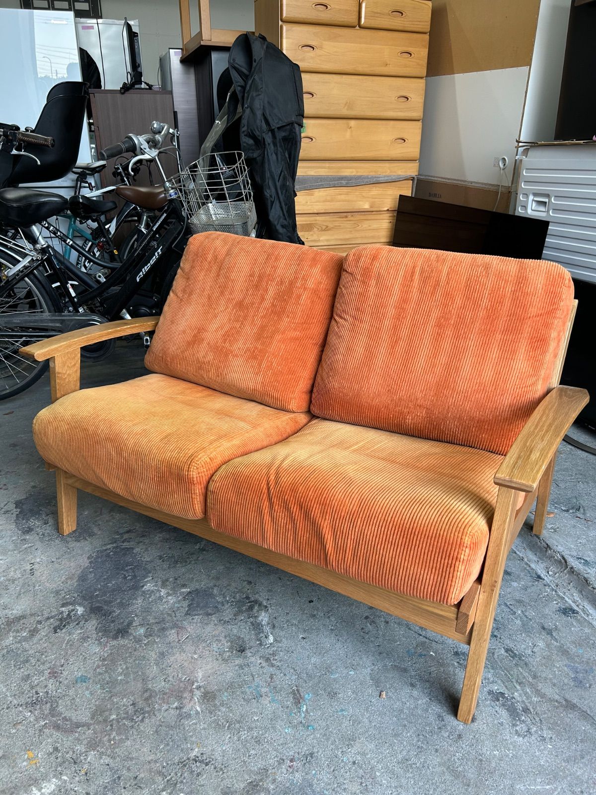 Urban research doors 2人掛けソファー bothy sofa 2p ナチュラル色