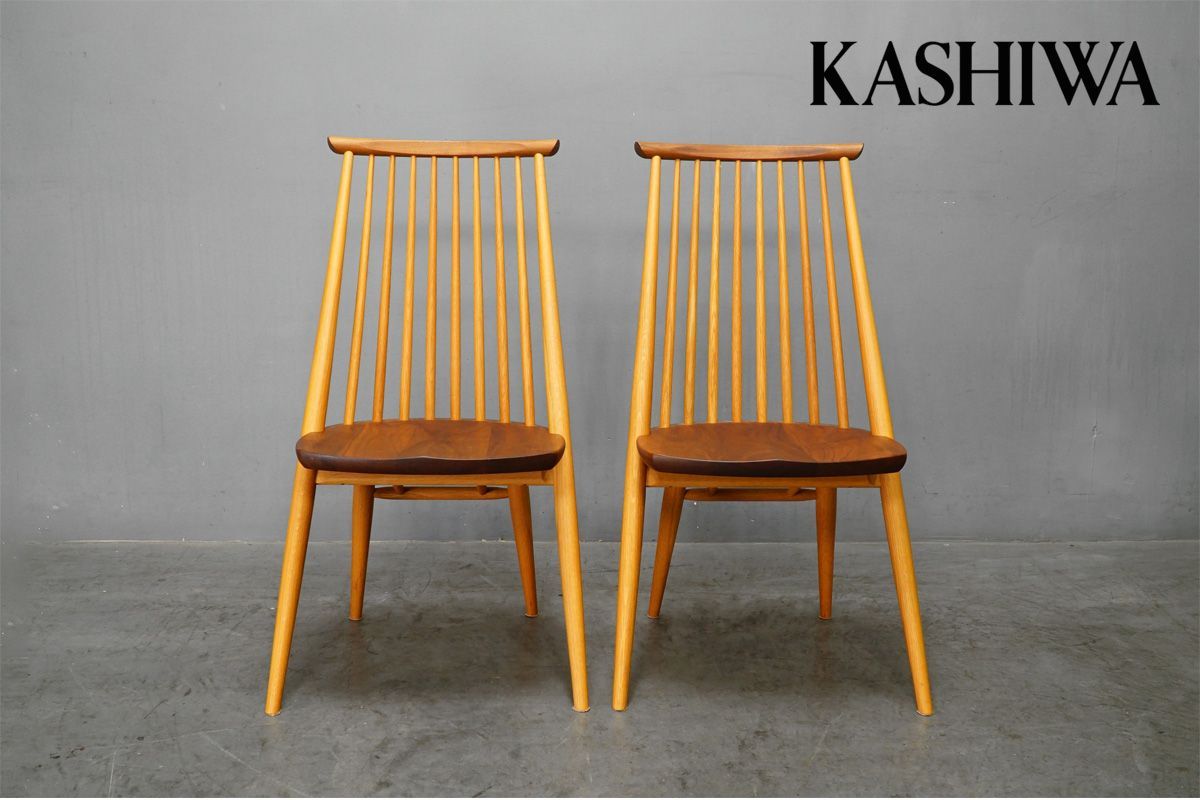 飛騨高山 柏木工(KASHIWA) CC71 CIVIL(シビル) ダイニングチェア2脚