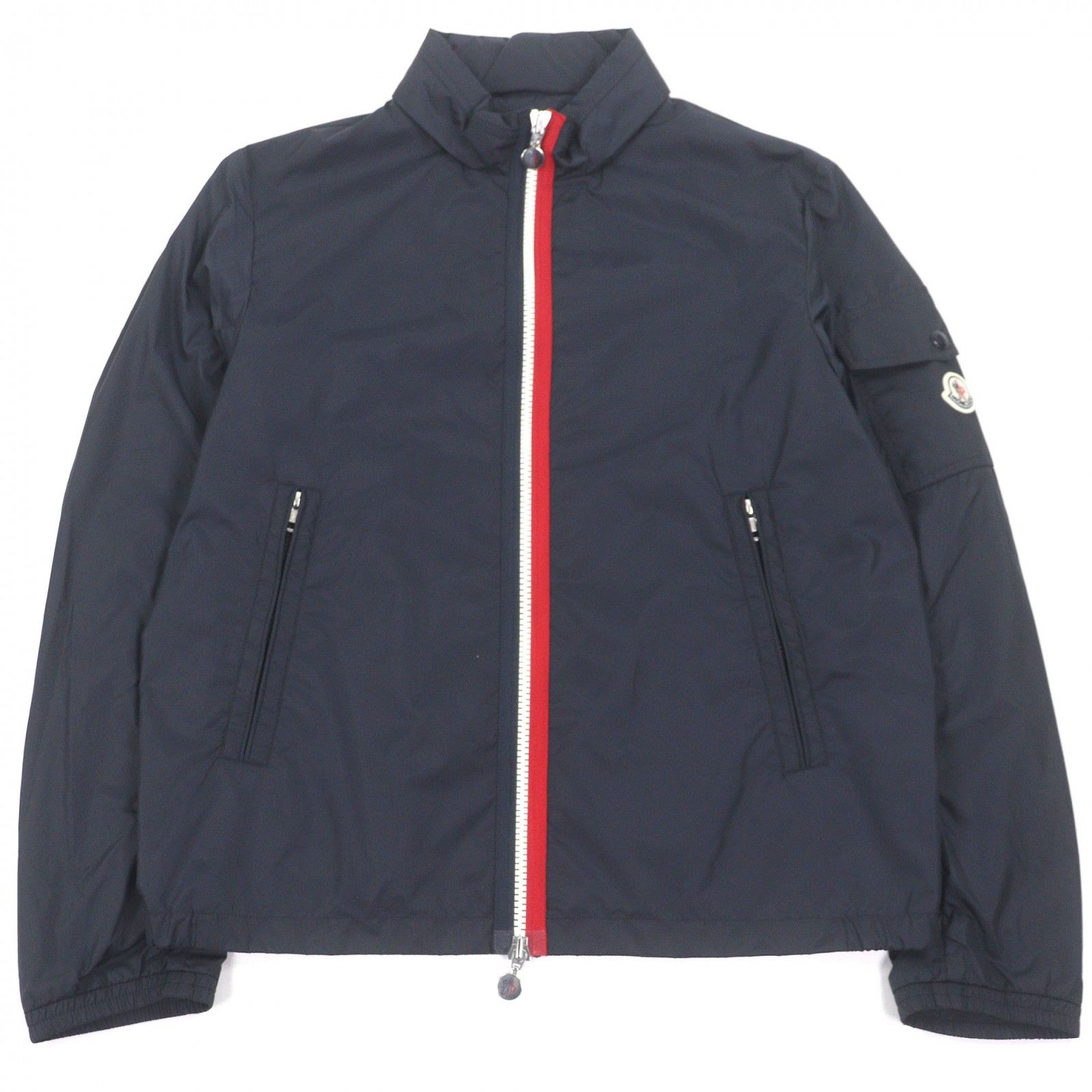 極美品□MONCLER モンクレール KERALLE GIUBBOTTO ロゴワッペン フード 