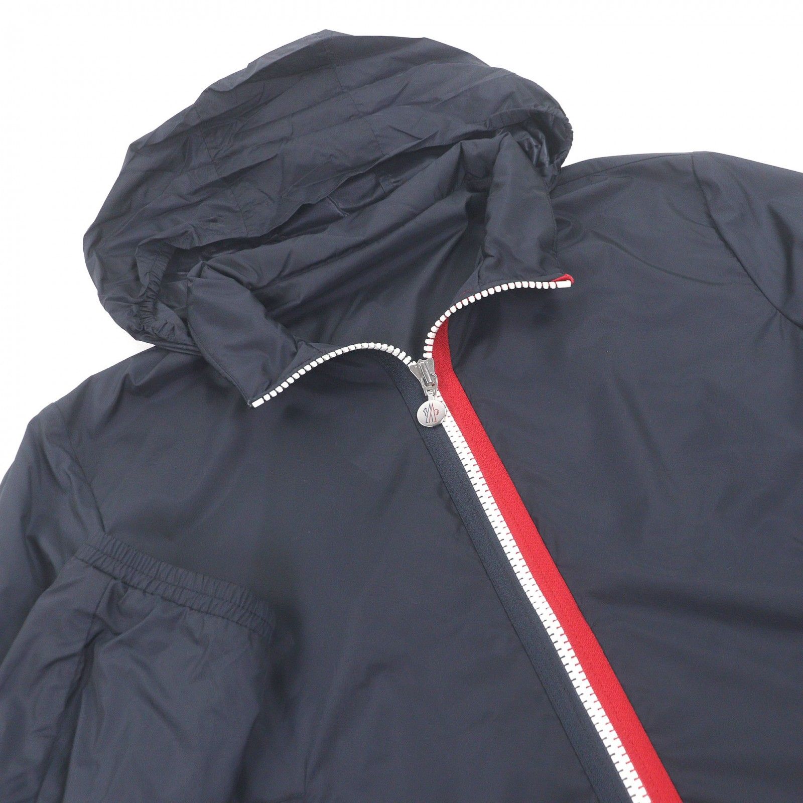 極美品□MONCLER モンクレール KERALLE GIUBBOTTO ロゴワッペン フード 