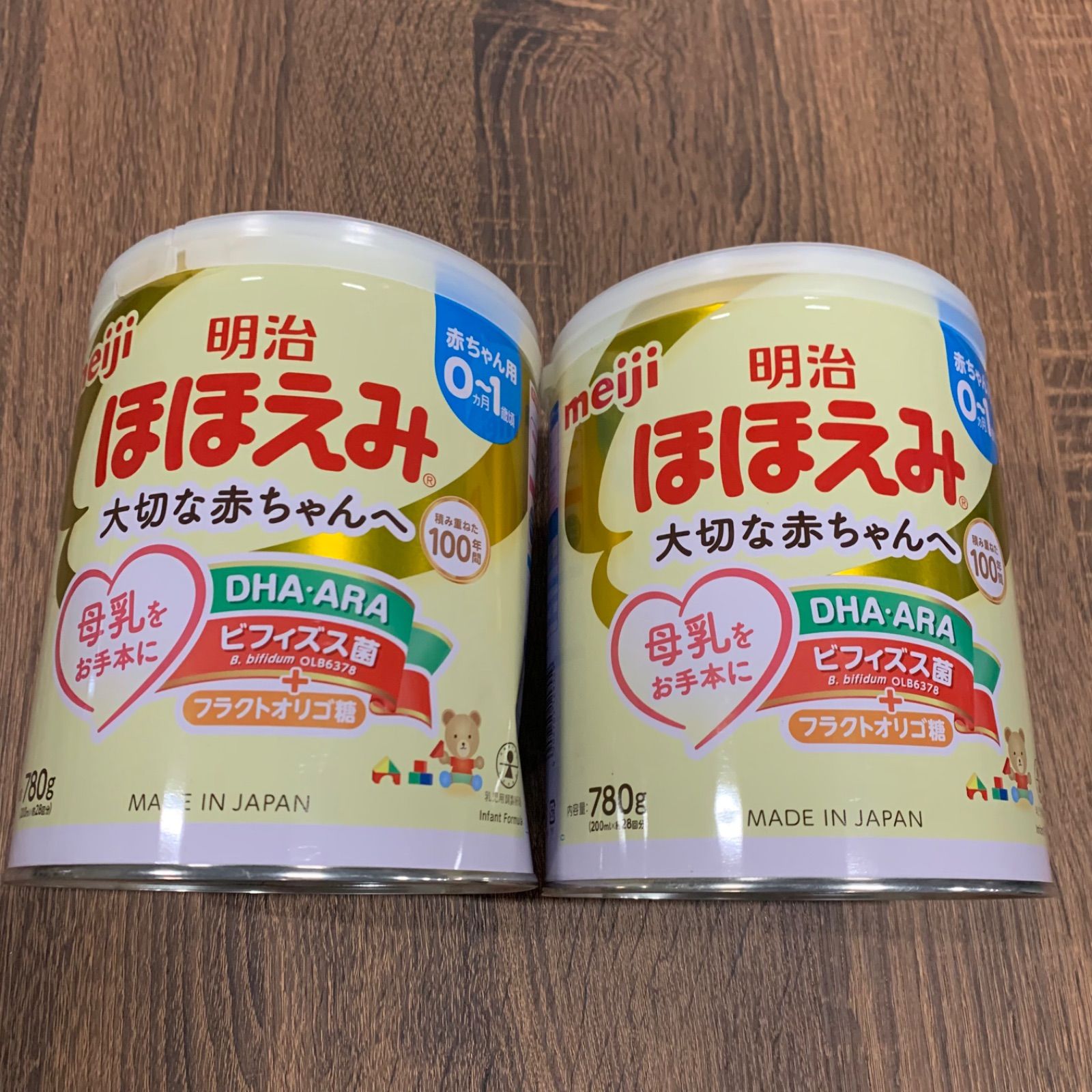 明治ほほえみ 780g ×6缶 粉末 [0ヵ月~1歳頃の粉ミルク] 【公式