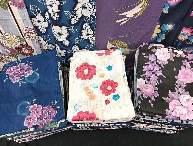 平和屋着物□浴衣 まとめて 45点 兎 向日葵 花柄 型染め 金彩 など