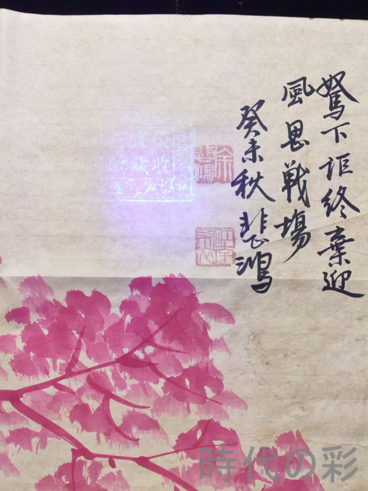 徐悲鸿 懒猫図 掛け軸 中堂｜中国絵画 四尺｜防伪証書付き 嬉憨狸奴乱世长情——徐悲鸿《猫戏图》赏析_央博_央视网(cctv.com)