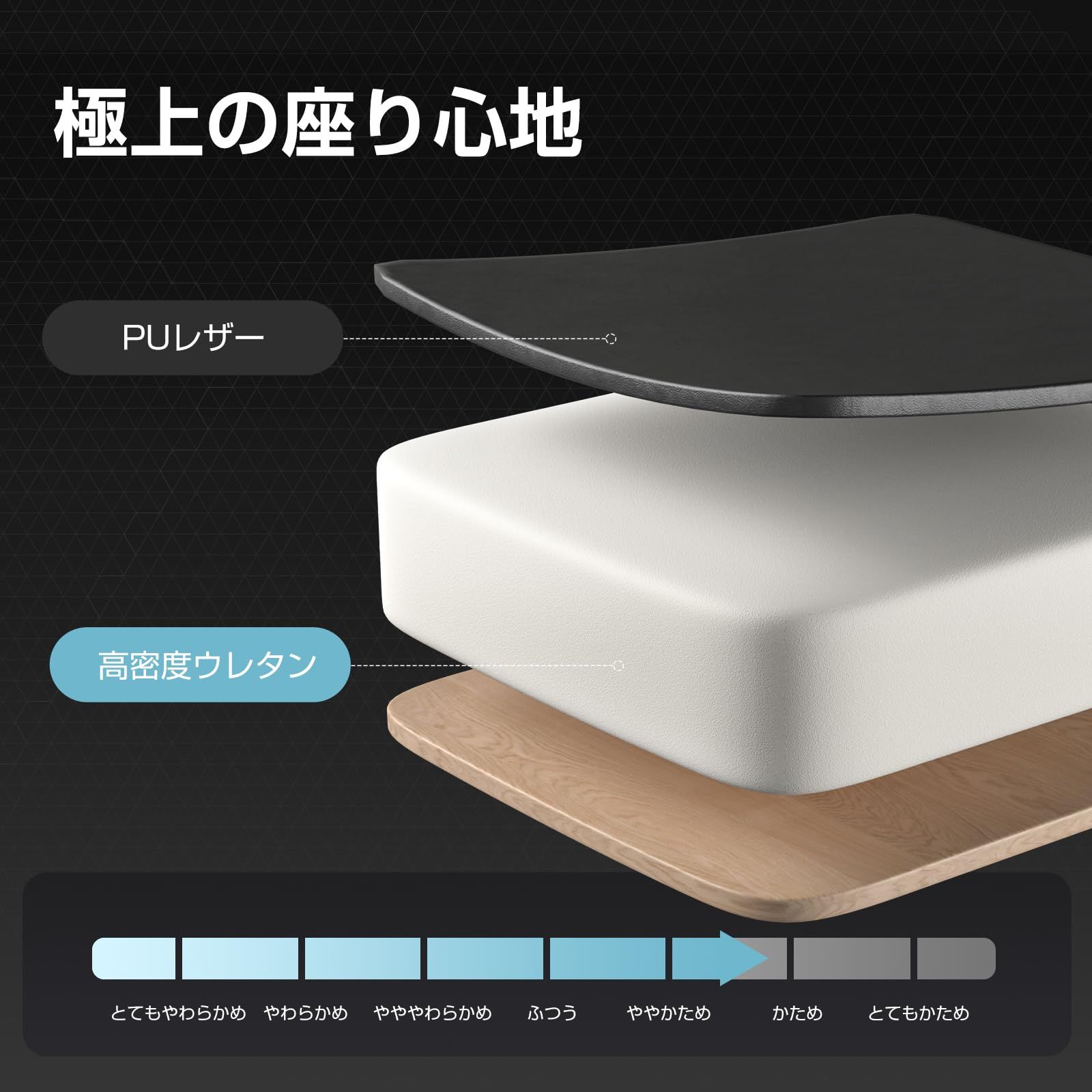新品 GTPlayer ゲーミングチェア オットマン付き デスクチェア オフィスチェア ゲームチェア 145°リクライニング ハイバック ヘッドレスト ひじ掛け ランバーサポート テレワーク 椅子 パソコンチェア 蒸れない座面 PUレザー 気孔付き皮革 イス