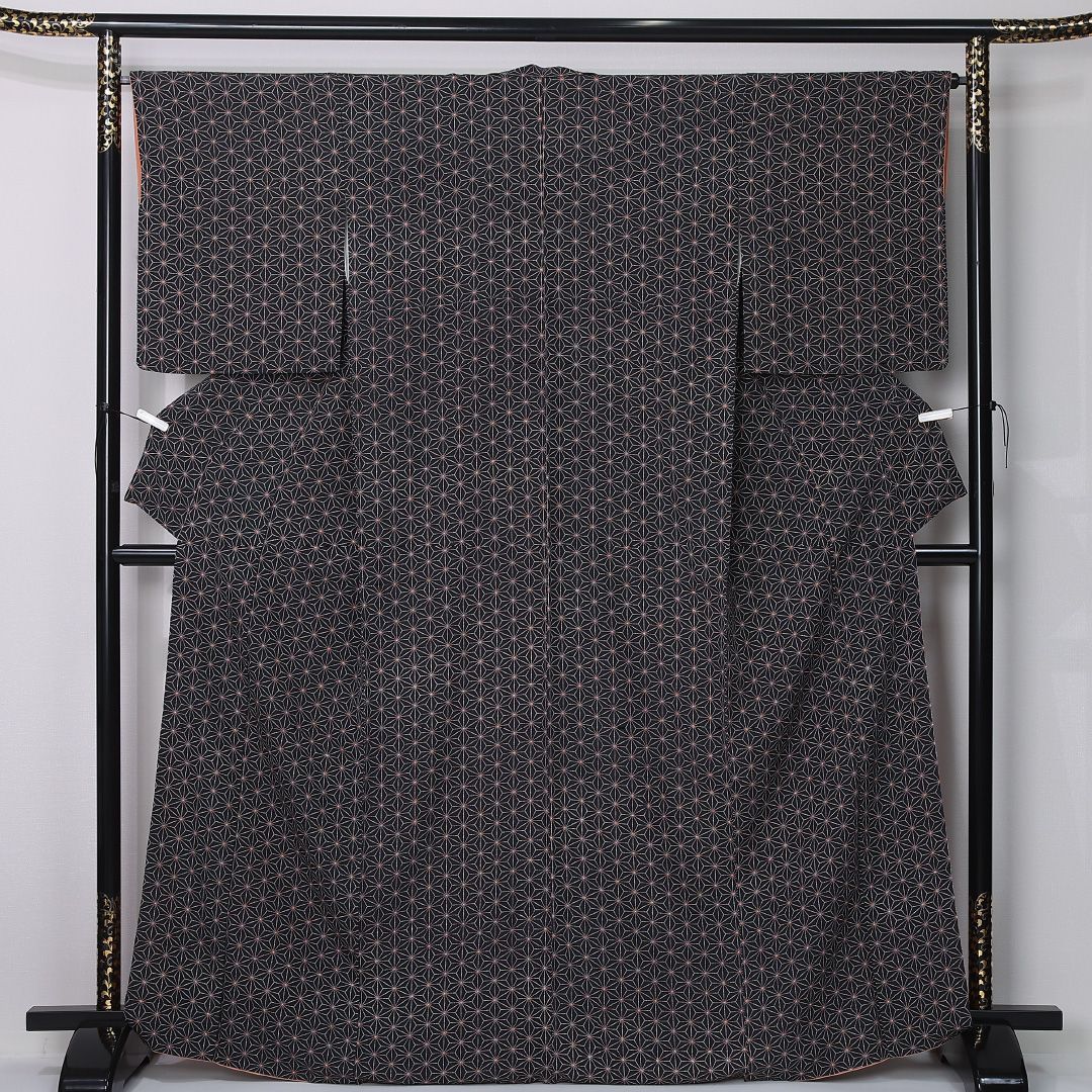 日本 直営 店 MM-216 友禅 上品 小紋 正絹 着物 広衿 袷 【公式通販】