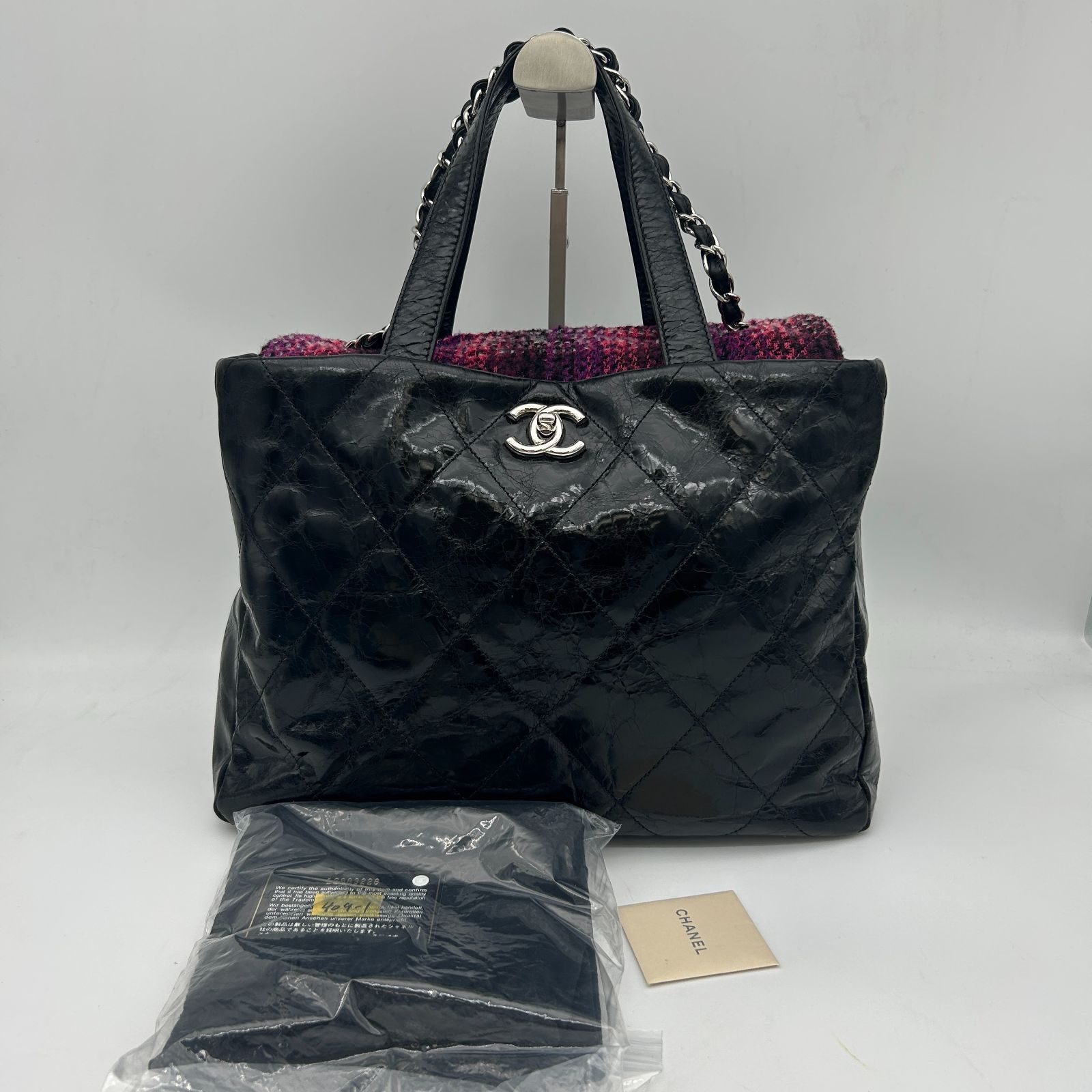 CHANEL シャネル マトラッセ ココマーク ハンドバッグ トートバッグ 