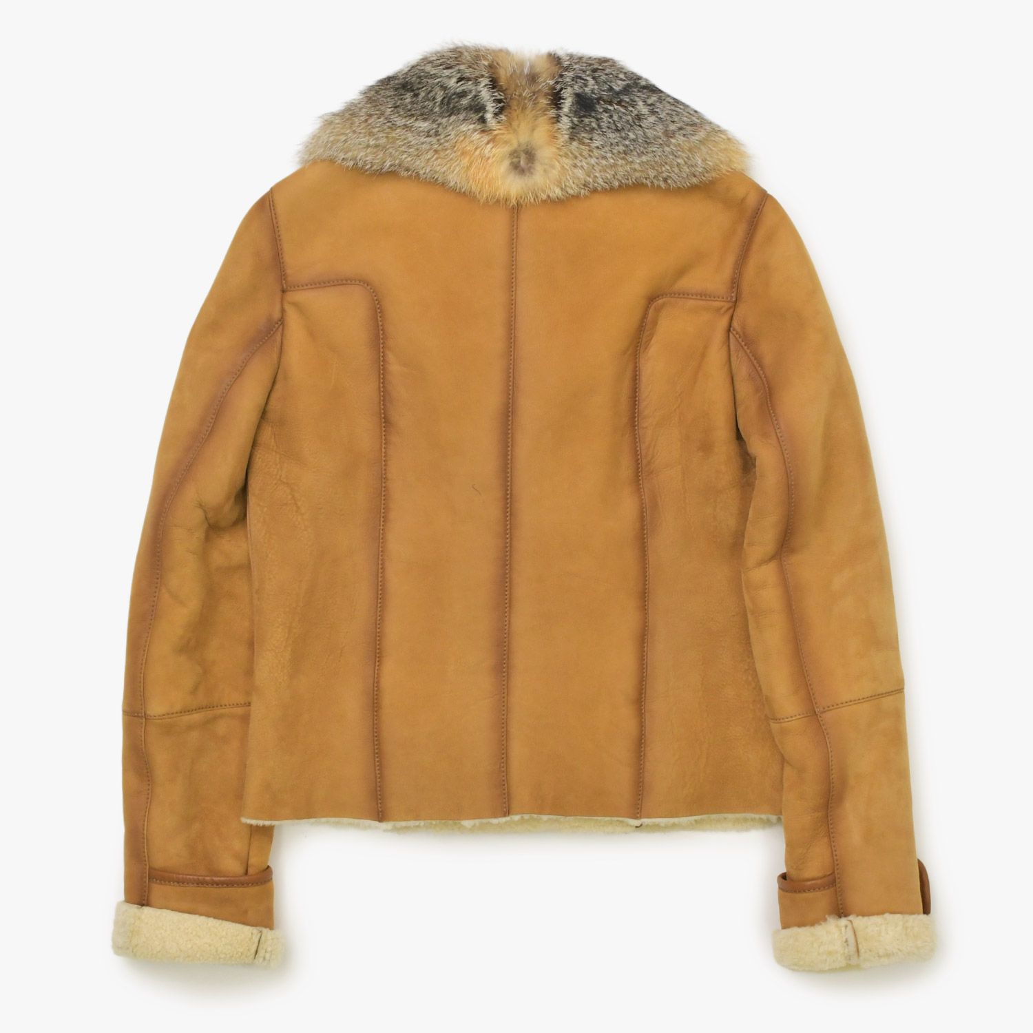 GUCCI ブラウン スエードジャケット GUCCI グッチ スウェードレザージャケット 184748 サイズ40 フォックス