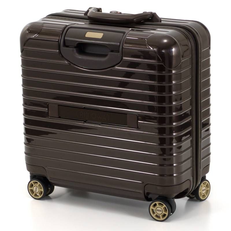 リモワ サルサデラックス4輪 23L 機内持込可　ビジネストローリー　上品な茶色 美品 RIMOWA リモワ SALSA DELUXE サルサデラックス 23L 機内持ち込み