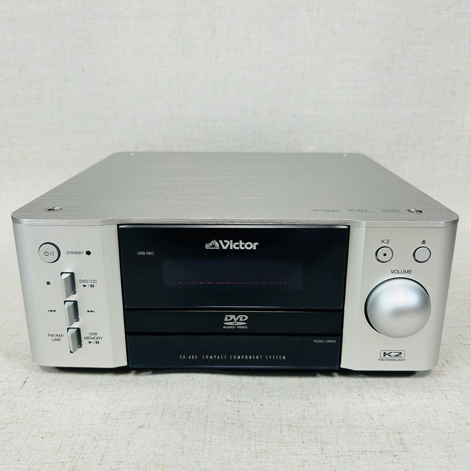 現状品】Victor ビクター CD/DVD/USBレシーバー EX-AR3 チューナー