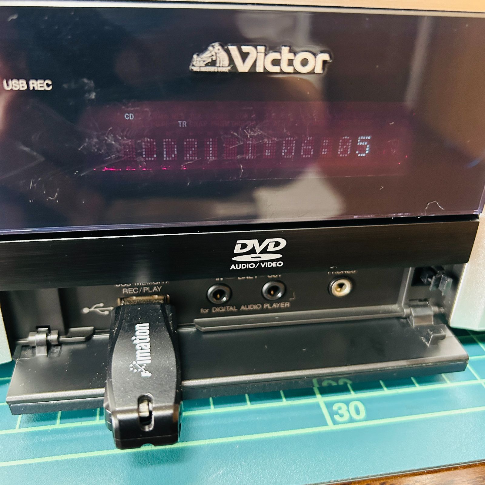 現状品】Victor ビクター CD/DVD/USBレシーバー EX-AR3 チューナー