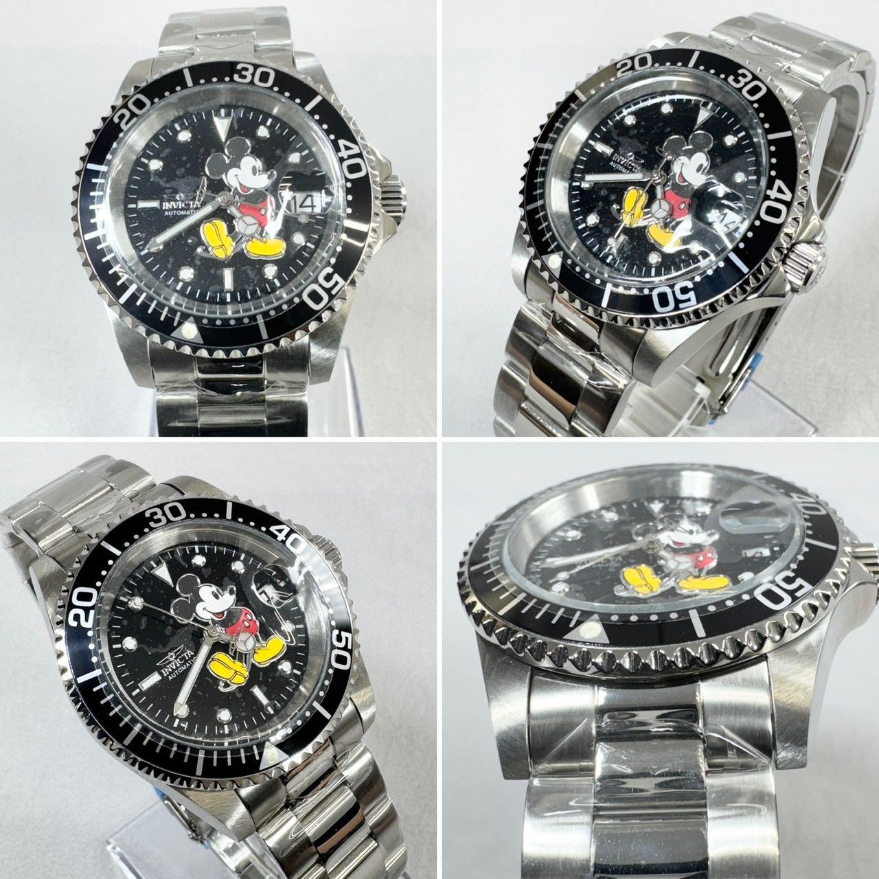 未使用・限定5000本】INVICTA ミッキー 腕時計 自動巻き 裏スケ 24757
