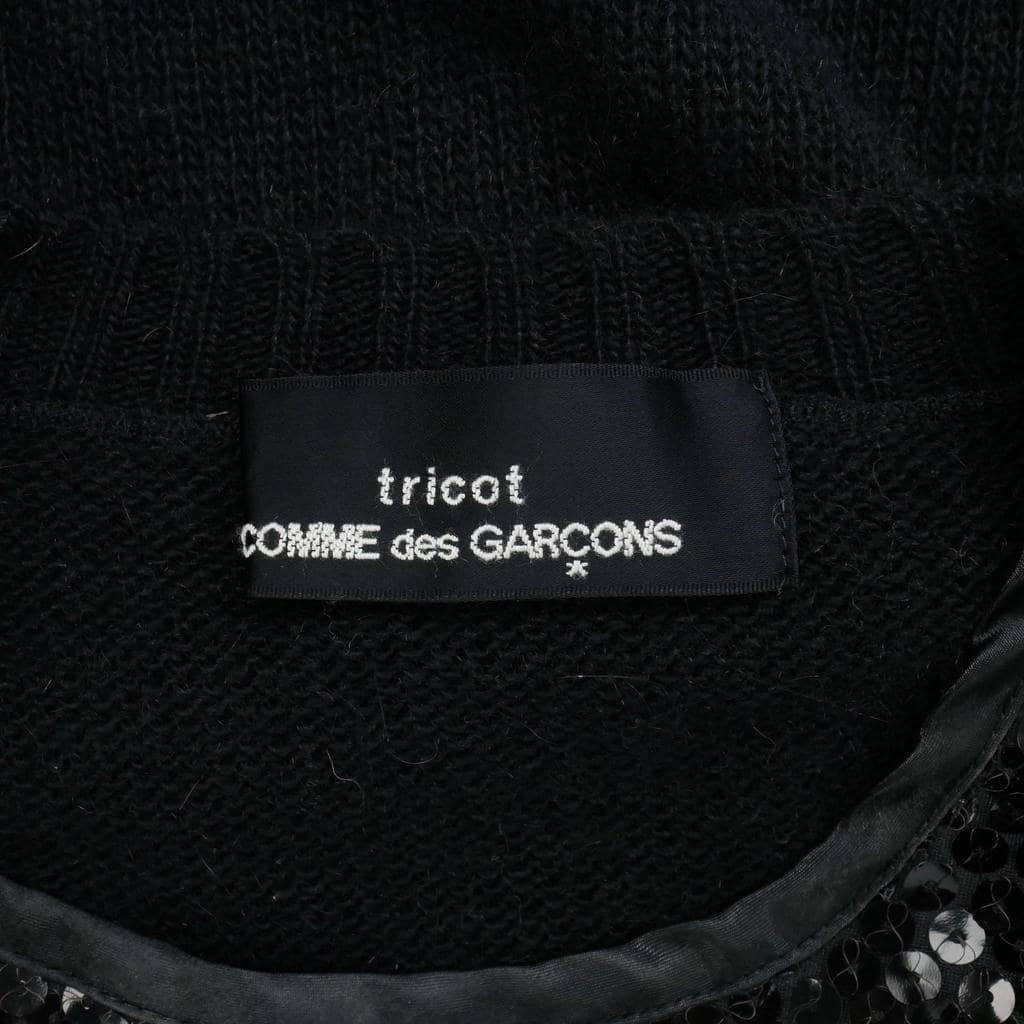 トリココムデギャルソン AD1995 スパンコール ニット セーター 長袖 黒 トリココムデギャルソン tricot COMME des GARCONS AD1995