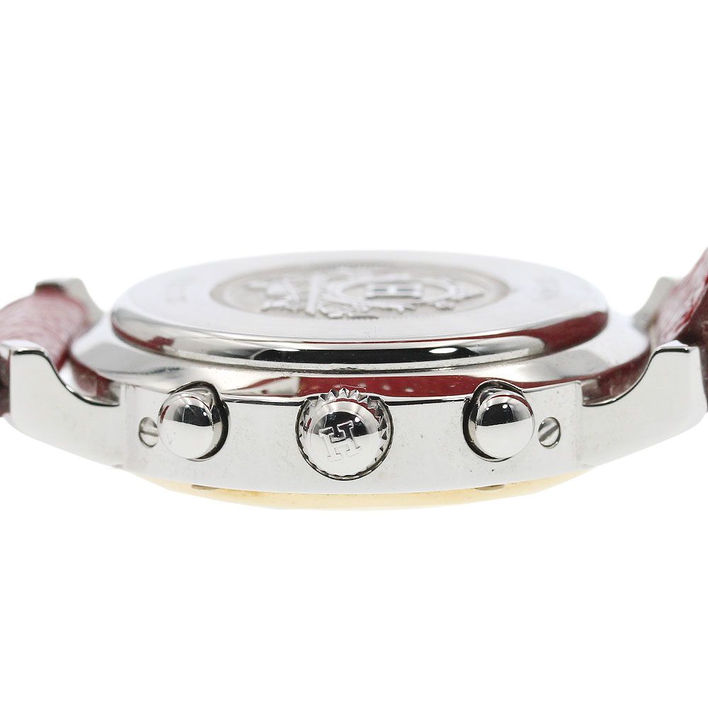 エルメス HERMES CL1.320 クリッパークロノ デイト クォーツ レディース 内箱・保証書付き_952476 HERMES - エルメス HERMES CL1.320 クリッパークロノ デイト クォーツ