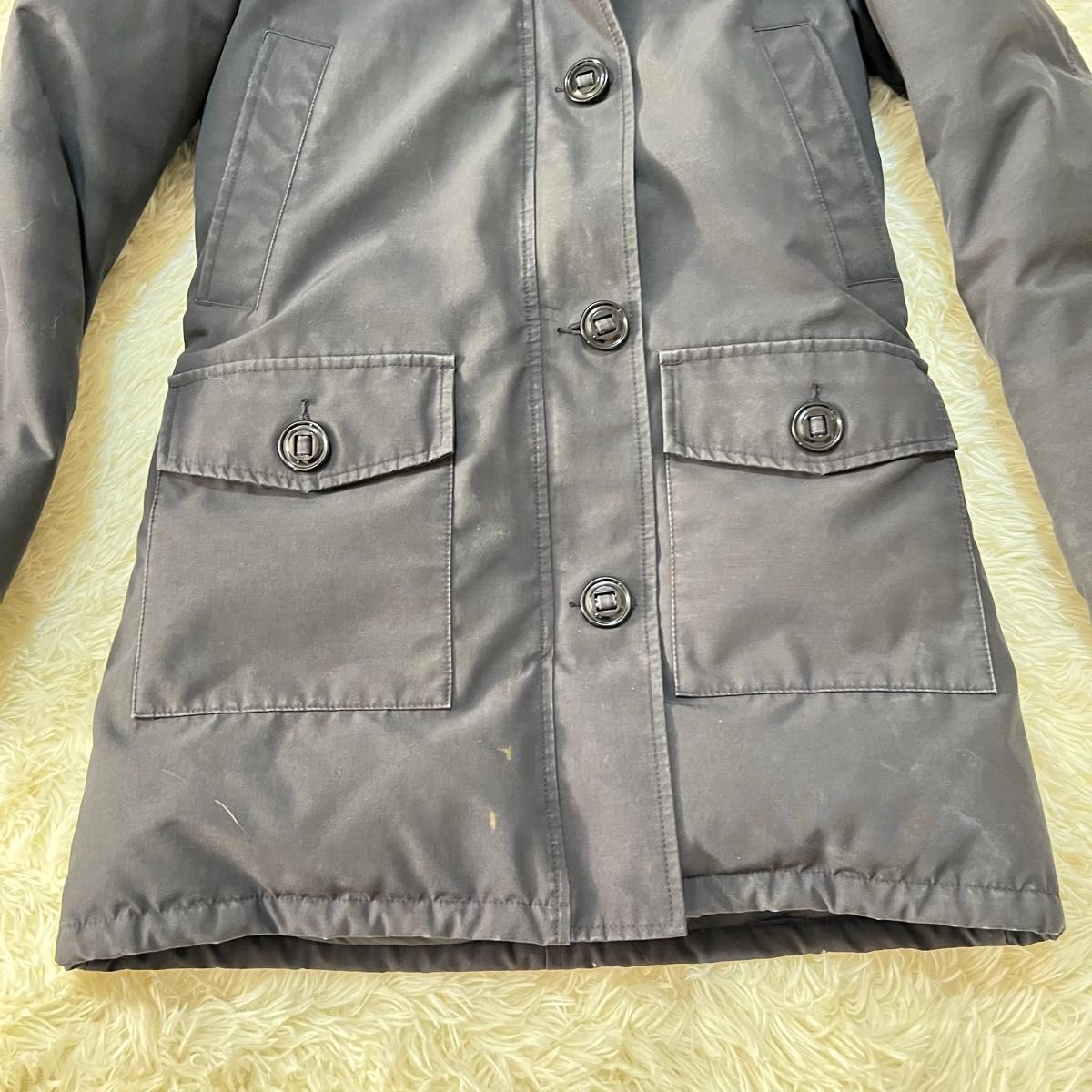 カナダグース BRONTE PARKA ブロンテパーカー ダウンコート ネイビー S 