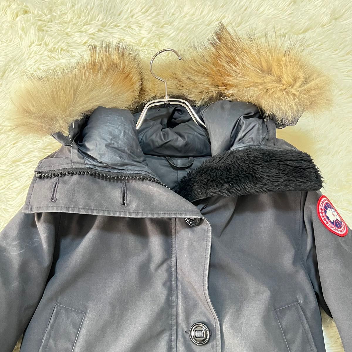 カナダグース BRONTE PARKA ブロンテパーカー ダウンコート ネイビー S