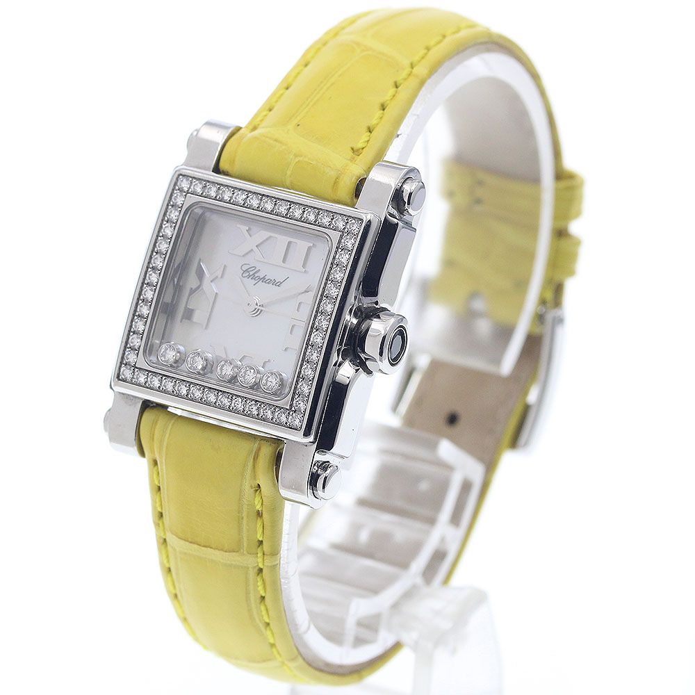 ショパール Chopard 8516 ハッピースポーツ ダイヤベゼル 5Pダイヤ クォーツ レディース _952061 Chopard - ショパール Chopard 8516 ハッピースポーツ ダイヤベゼル 5P