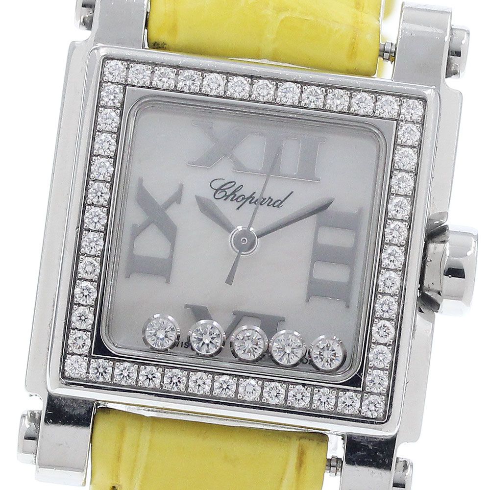 ショパール Chopard 8516 ハッピースポーツ ダイヤベゼル 5Pダイヤ クォーツ レディース _952061 ショパール Chopard 8516 ハッピースポーツ ダイヤベゼル 5Pダイヤ